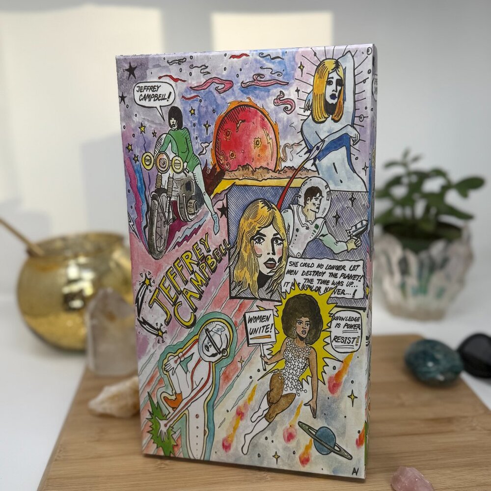 Jeffrey Campbell Shoe Box 2026 Women Unite Illustrated Comic **just the box**